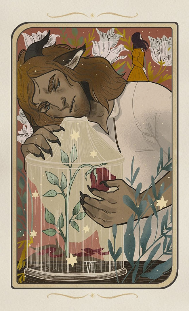 Seven of Pentacles — Forgotten Legends Tarot
