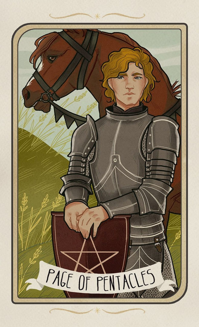 Page of Pentacles — Forgotten Legends Tarot