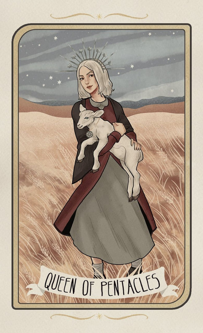 Queen of Pentacles — Forgotten Legends Tarot