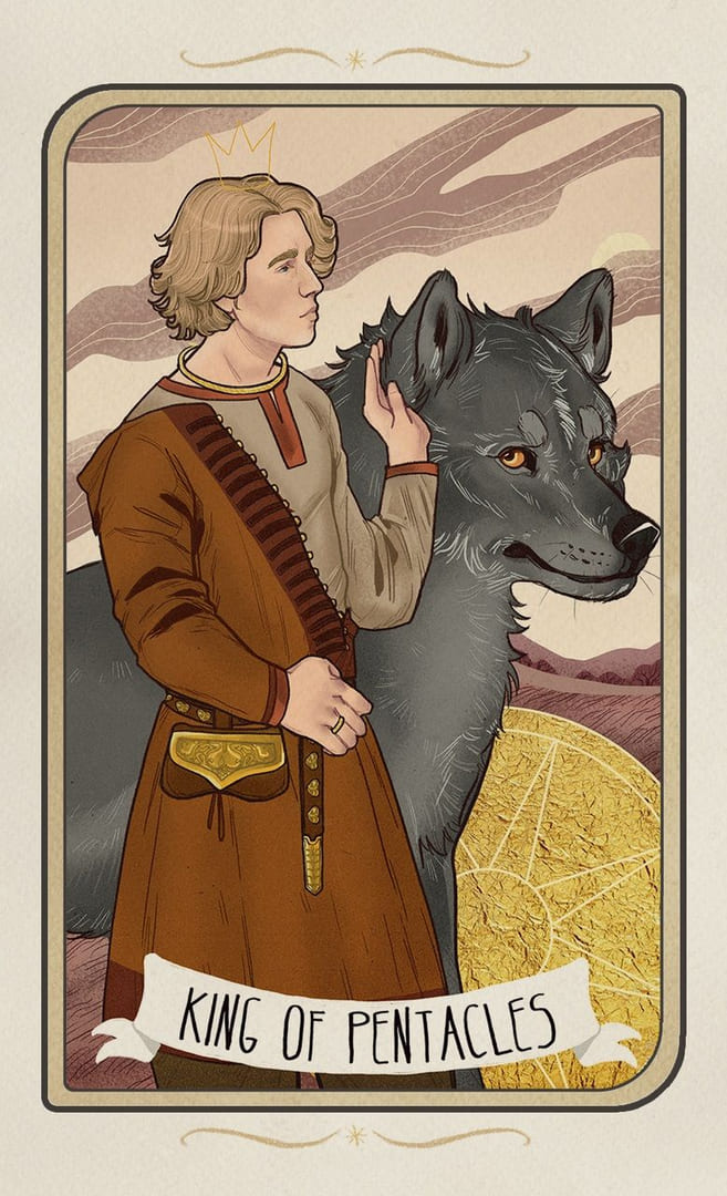 Rey de Oros — Forgotten Legends Tarot