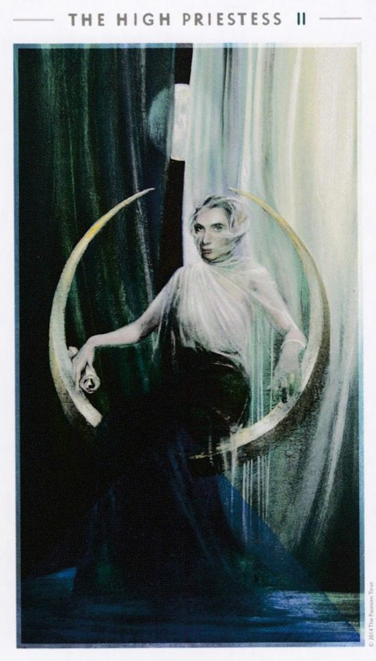 The High Priestess — The Fountain Tarot