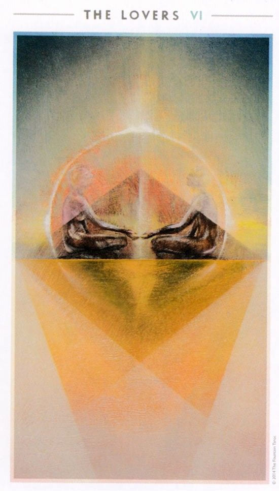 The Lovers — The Fountain Tarot