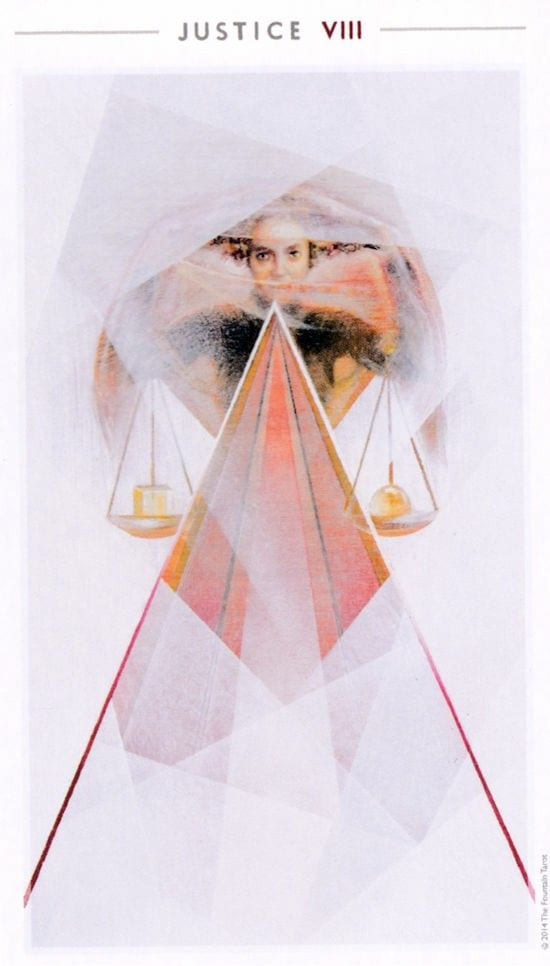 Justice — The Fountain Tarot