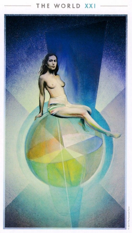 The World — The Fountain Tarot