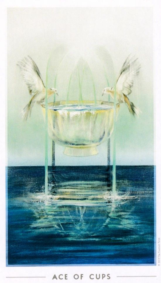 Ace of Cups — The Fountain Tarot