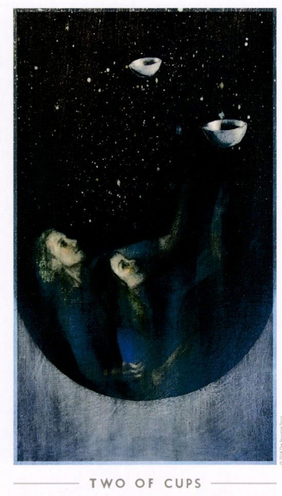 Two of Cups — The Fountain Tarot
