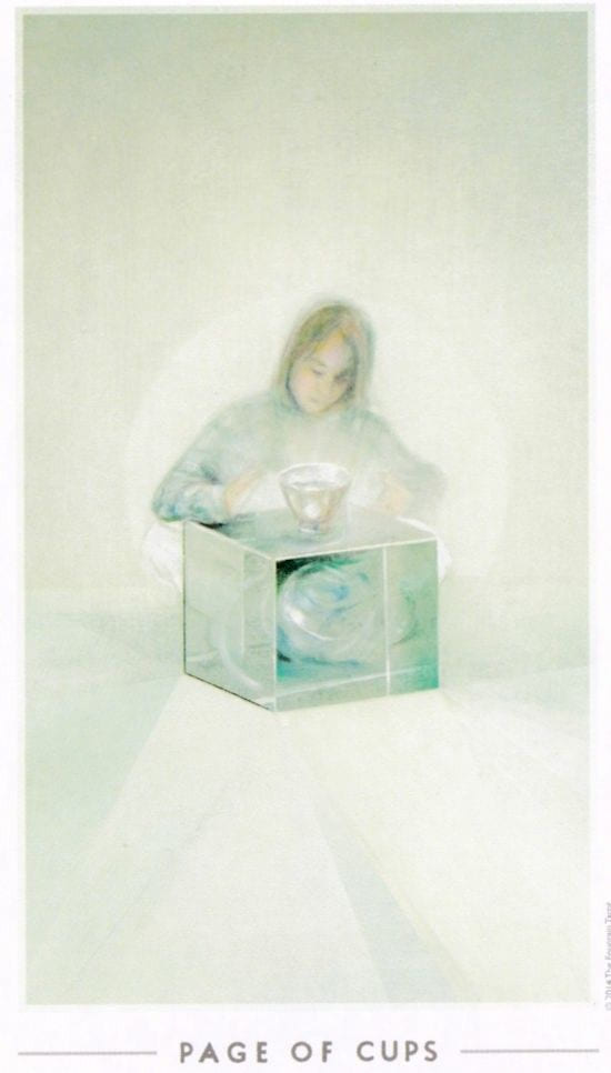 Page of Cups — The Fountain Tarot