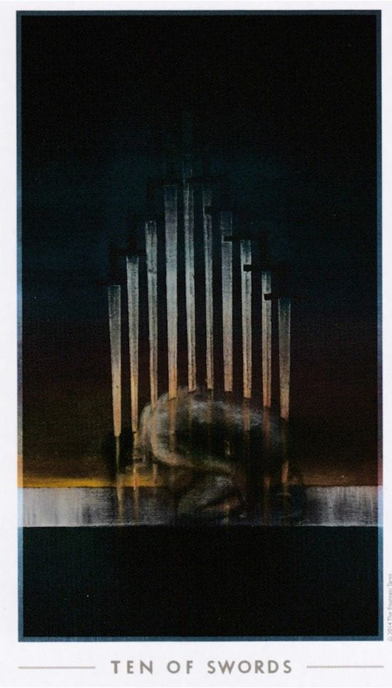 Ten of Swords — The Fountain Tarot