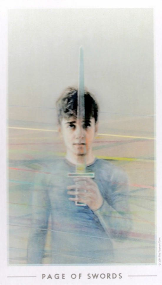 Page of Swords — The Fountain Tarot