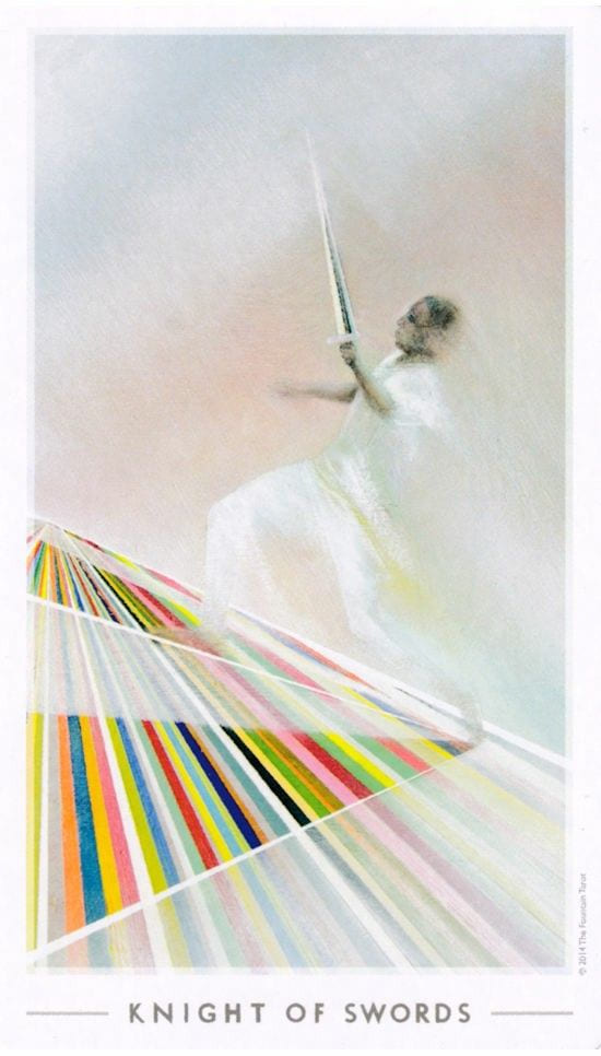 Knight of Swords — The Fountain Tarot