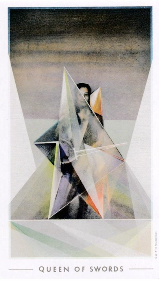 Queen of Swords — The Fountain Tarot