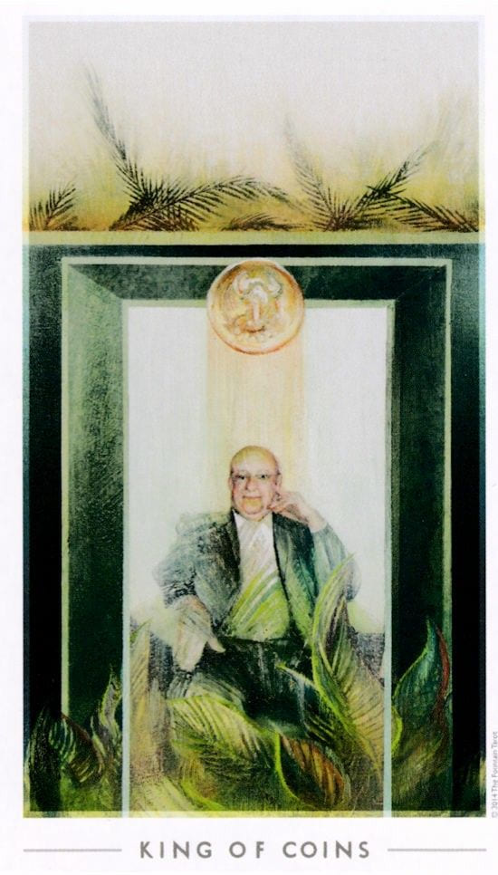 King of Pentacles — The Fountain Tarot