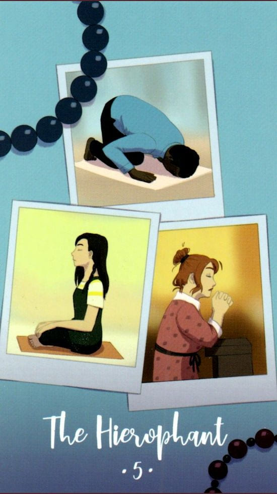 El Hierofante — Cosmic Cycles Tarot