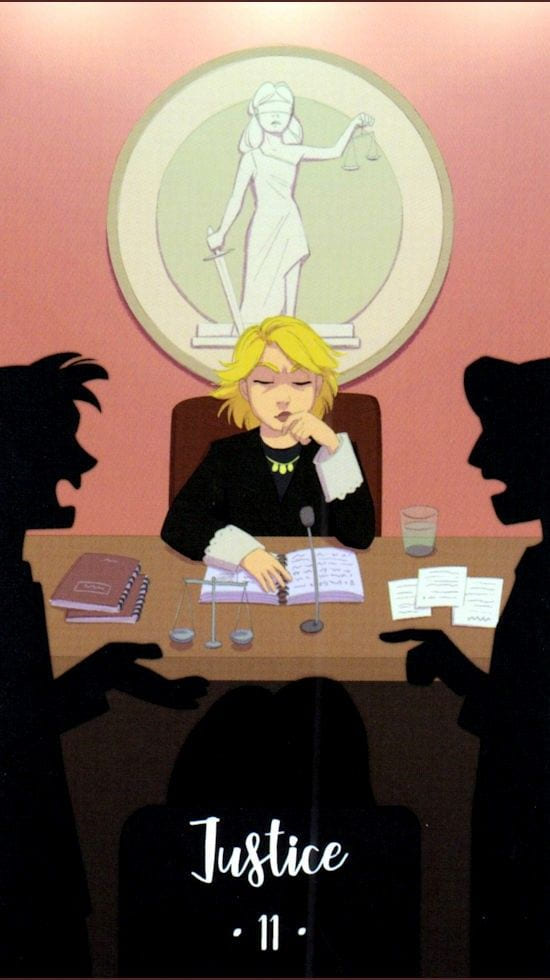 Justice — Cosmic Cycles Tarot