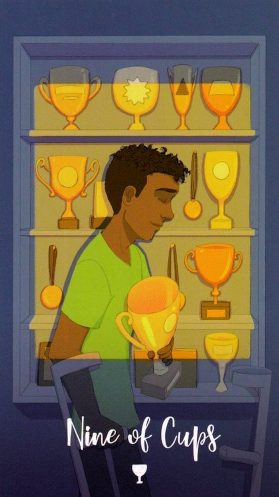 Nine of Cups — Cosmic Cycles Tarot