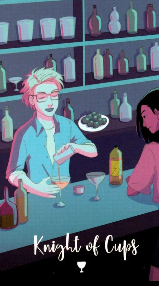 Caballo de Copas — Cosmic Cycles Tarot