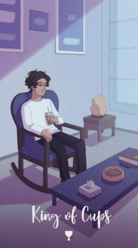 Rey de Copas — Cosmic Cycles Tarot