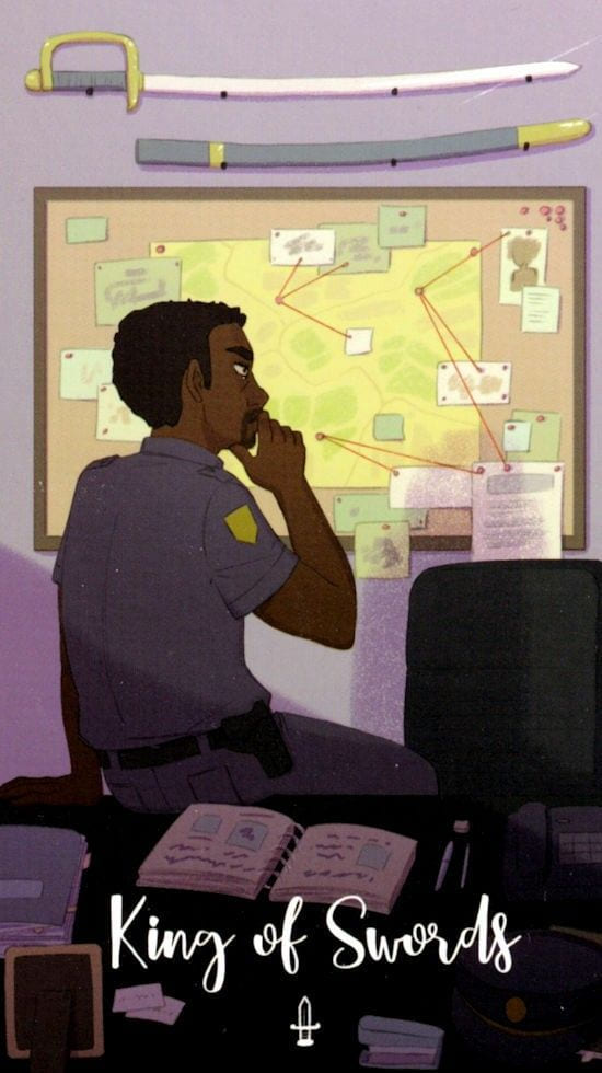 Rey de Espadas — Cosmic Cycles Tarot