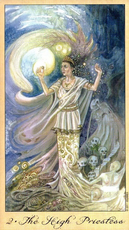 The High Priestess — Ghosts & Spirits Tarot