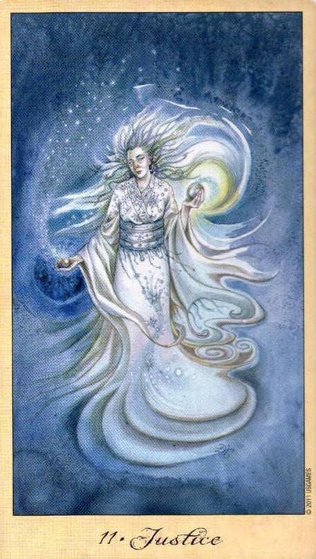 Justice — Ghosts & Spirits Tarot