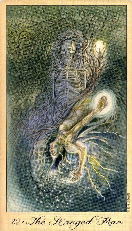 The Hanged Man — Ghosts & Spirits Tarot