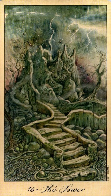 The Tower — Ghosts & Spirits Tarot