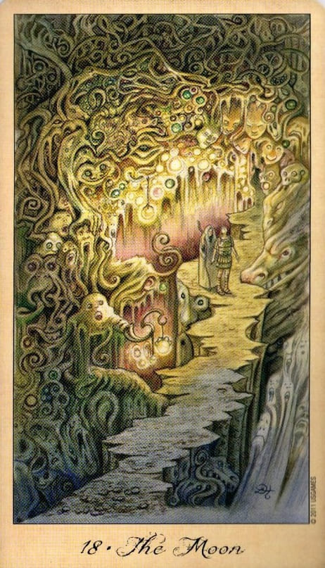 The Moon — Ghosts & Spirits Tarot