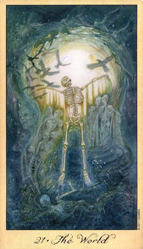 The World — Ghosts & Spirits Tarot