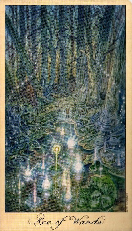 Ace of Wands — Ghosts & Spirits Tarot