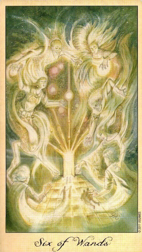 Six of Wands — Ghosts & Spirits Tarot