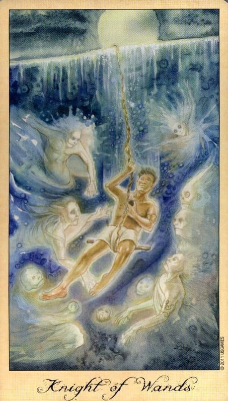 Knight of Wands — Ghosts & Spirits Tarot