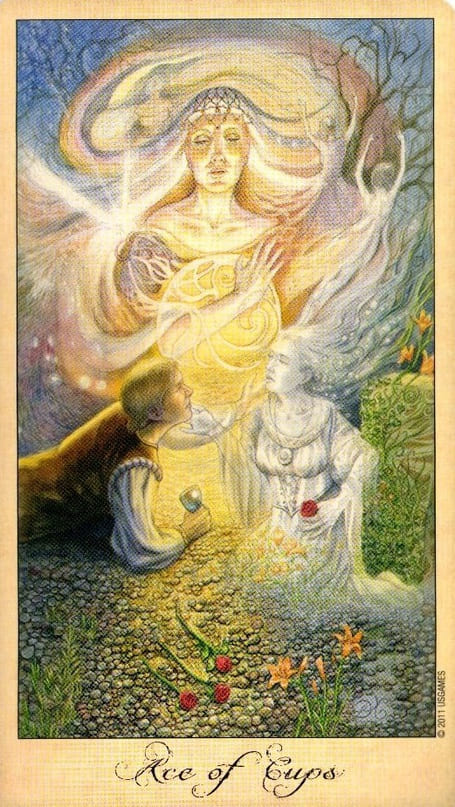 Ace of Cups — Ghosts & Spirits Tarot