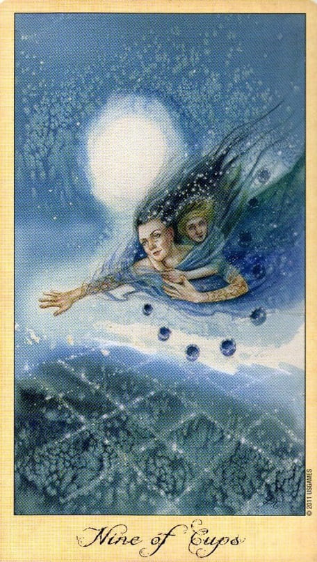 Nine of Cups — Ghosts & Spirits Tarot