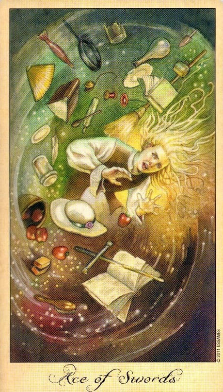 Ace of Swords — Ghosts & Spirits Tarot