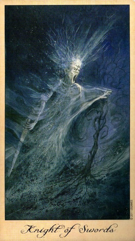 Knight of Swords — Ghosts & Spirits Tarot
