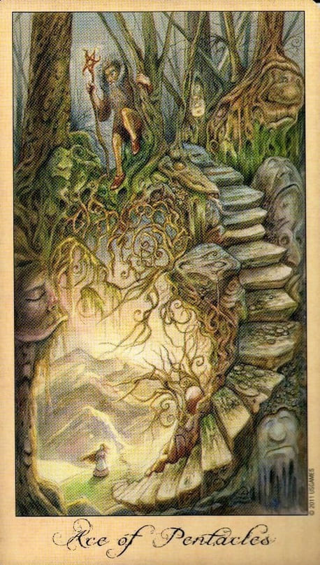 Ace of Pentacles — Ghosts & Spirits Tarot