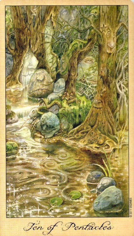 Ten of Pentacles — Ghosts & Spirits Tarot