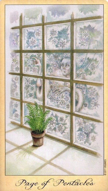 Page of Pentacles — Ghosts & Spirits Tarot