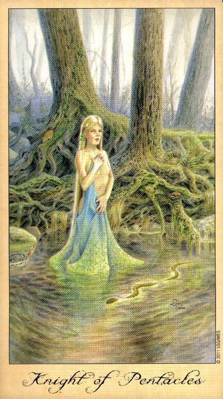 Knight of Pentacles — Ghosts & Spirits Tarot