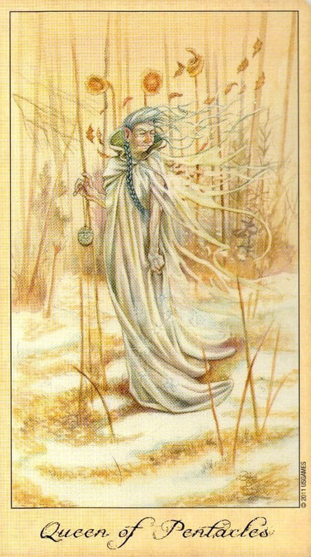 Queen of Pentacles — Ghosts & Spirits Tarot