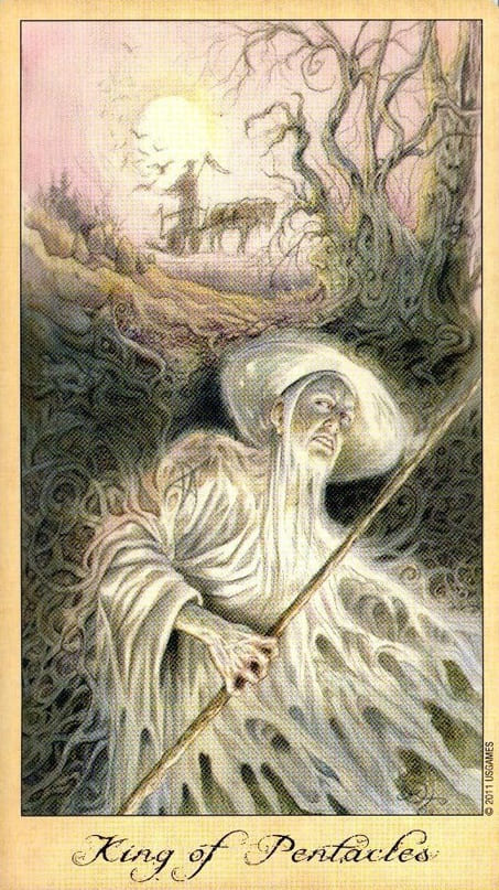 King of Pentacles — Ghosts & Spirits Tarot