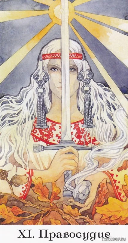 Justice — Tarot of the Golden Wheel