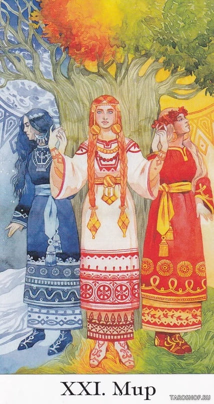 The World — Tarot of the Golden Wheel