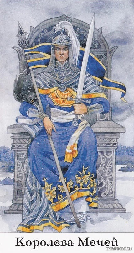Queen of Swords — Tarot of the Golden Wheel