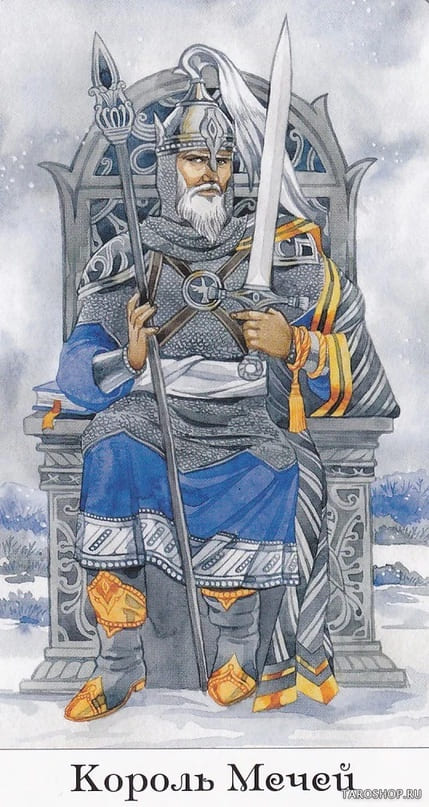 King of Swords — Tarot of the Golden Wheel