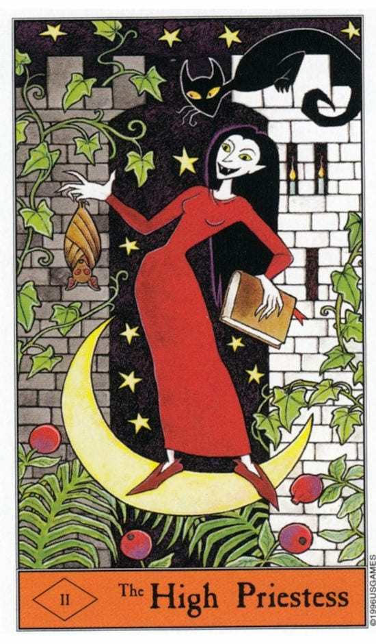 The High Priestess — Halloween Tarot