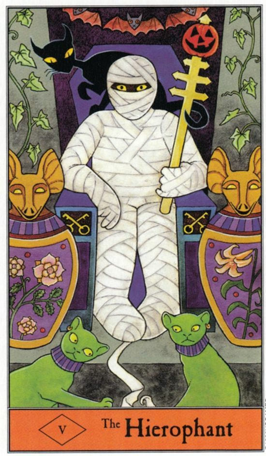 The Hierophant — Halloween Tarot