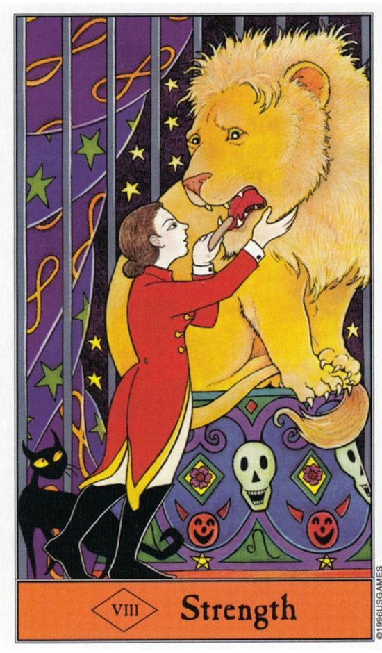 La Fuerza — Halloween Tarot