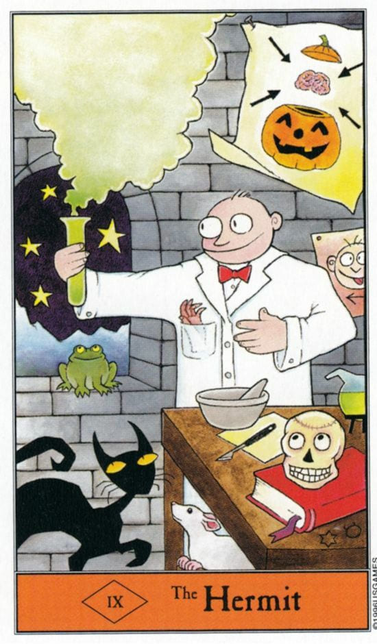 The Hermit — Halloween Tarot