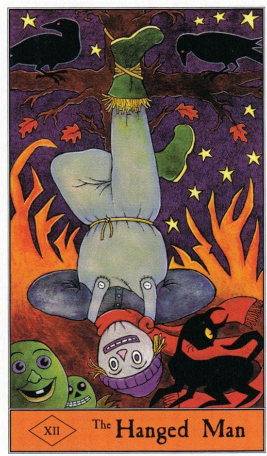 The Hanged Man — Halloween Tarot